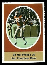 1972 Sunoco Stamps      598     Mel Phillips